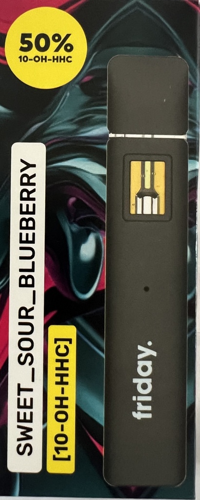 1ml 10 OH 50% Friday blueberry SALE