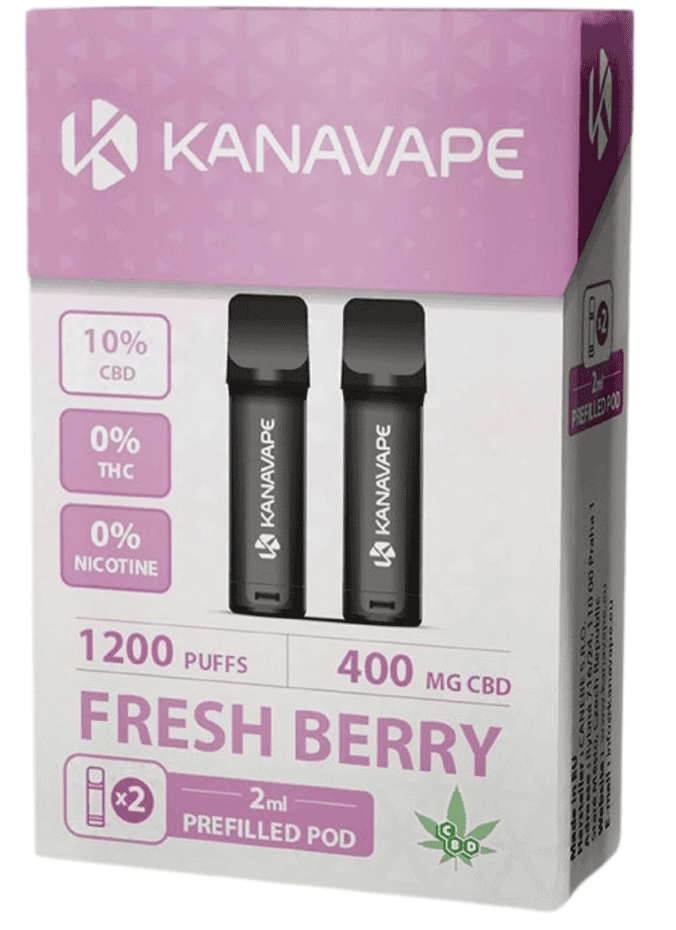 CBD pod Kanavape fresh berry 10% 2ml