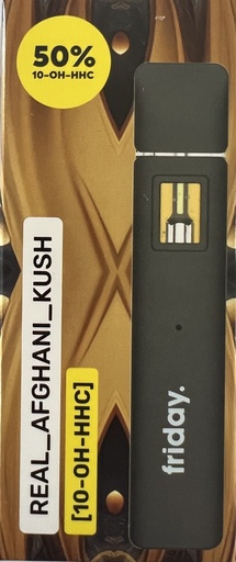 [P0000301] 1ml 10 OH 50% Friday Afghan kush SALE
